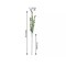 3 Frosted Green 30" Artificial Eucalyptus Leaves Sprays Stems Party Supplies